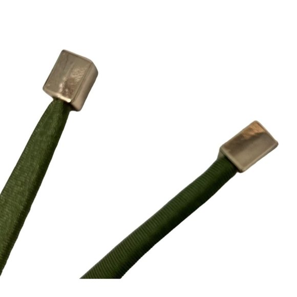 NWT Chelsea & Violet XS Ollive Green Eyelet Ruffle Tie Neck Bikini Swim Top - Picture 7 of 11